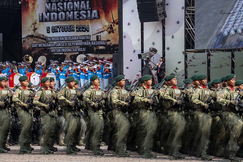 Gagahnya Prajurit TNI saat Defile Pasukan - Bagian 5