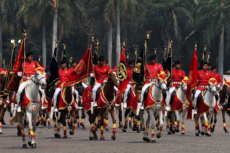 Gagahnya Prajurit TNI saat Defile Pasukan - Bagian 2