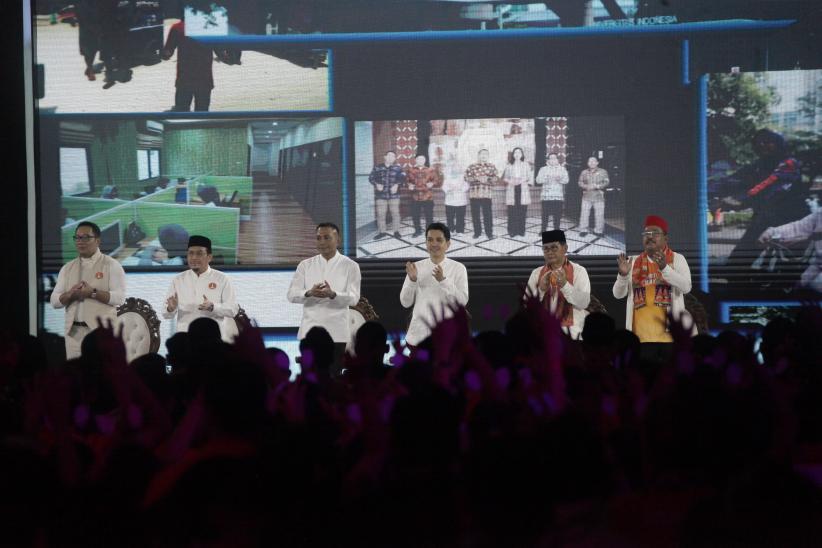 Suasana Debat Perdana Cagub-Cawagub Jakarta - Bagian 1