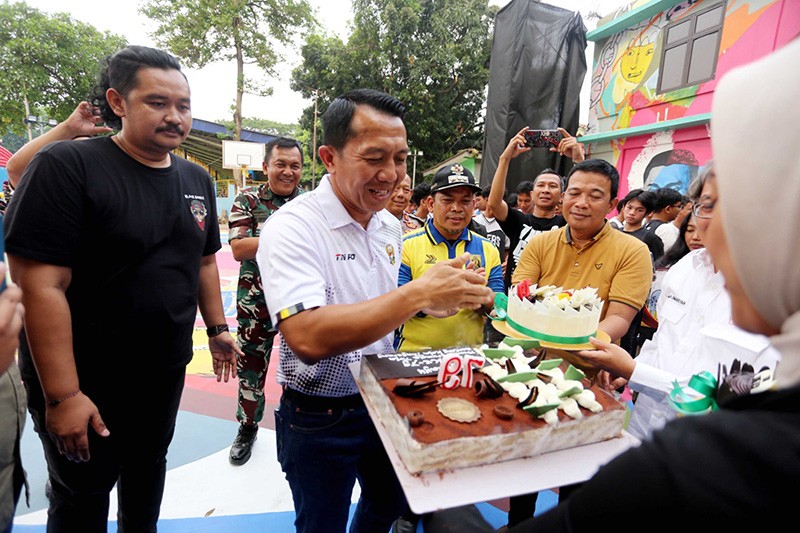 Mural Ahmad Yani Basketball Park Tumbuhkan Semangat Anak Muda - Bagian 2