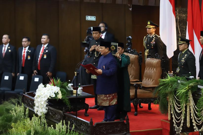 Ucap Sumpah, Prabowo-Gibran Resmi Presiden dan Wapres RI 2024-2029 - Bagian 1