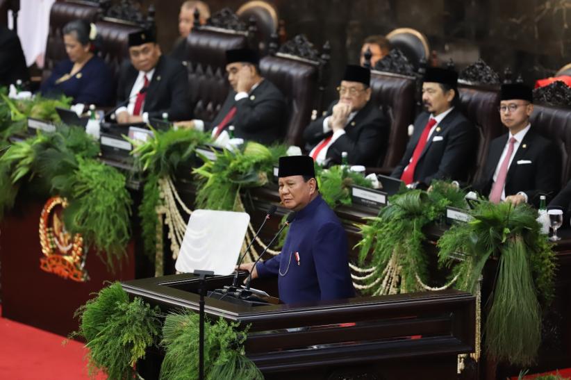 Pidato Menggebu-gebu Presiden Prabowo Subianto Usai Dilantik