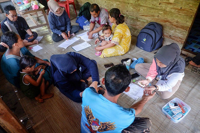 Potret Tim Medis Puskesmas Tompobulu Layani Kesehatan Gratis hingga Pelosok Desa - Bagian 4