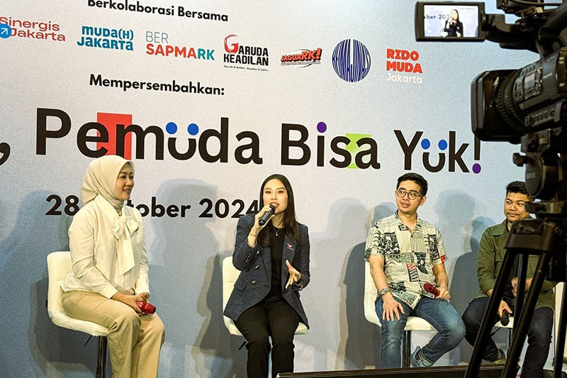 Cawagub Jakarta Suswono Rayakan Hari Sumpah Pemuda bersama Rembug Kota - Bagian 2