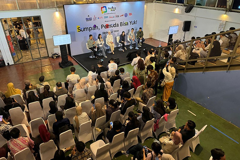 Cawagub Jakarta Suswono Rayakan Hari Sumpah Pemuda bersama Rembug Kota - Bagian 3