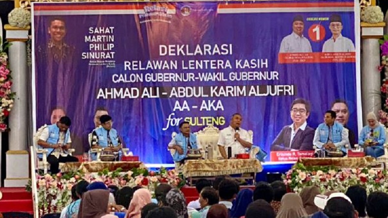 title 700 Relawan Prabowo-Gibran Deklarasi Dukung Ahmad Ali-Abdul Karim di Pilgub Sulteng 700 Relawan Prabowo-Gibran Deklarasi Dukung Ahmad Ali-Abdul Karim di Pilgub Sulteng