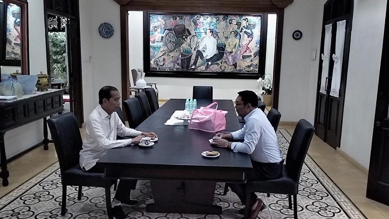 Usai dengan Prabowo, Ridwan Kamil Lanjut Temui Jokowi di Solo