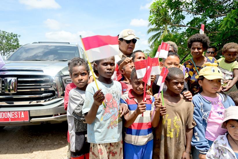 Momen Hangat Presiden Prabowo bersama Warga Merauke - Bagian 1