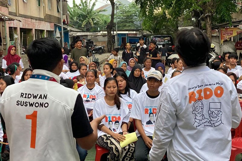 Relawan Kerja Kenalkan Program Sembako Murah RIDO di Rusun Cilincing - Bagian 1