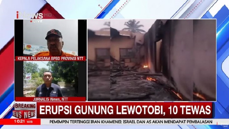 Update Erupsi Gunung Lewotobi Laki-Laki di Flores Timur NTT: 10 Orang Tewas