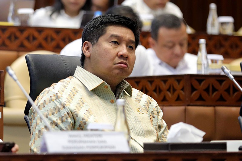 Ekspresi Menteri Maruarar Sirait saat Raker dengan DPR - Bagian 2