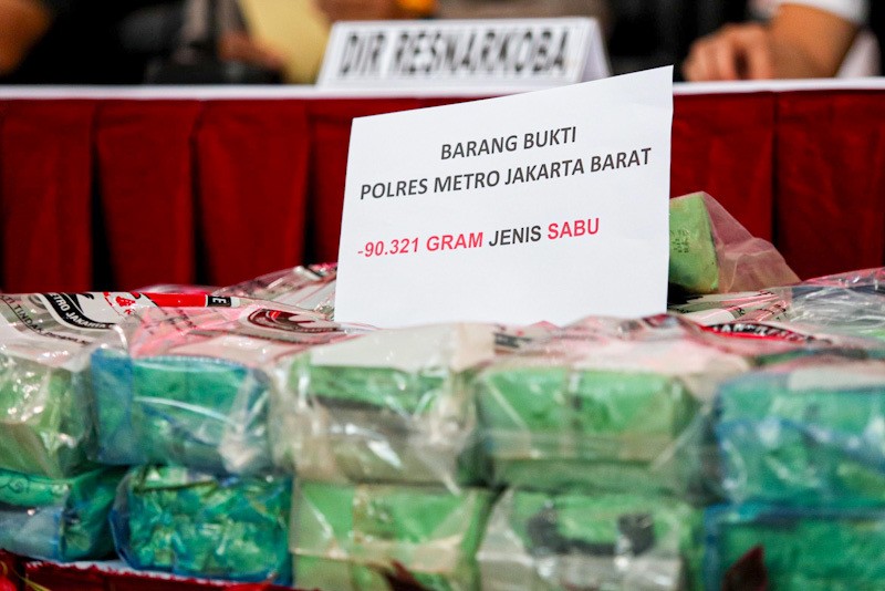 Polda Metro Jaya Sita 117 Kg Sabu Peredaran Narkoba Jaringan Malaysia - Bagian 1