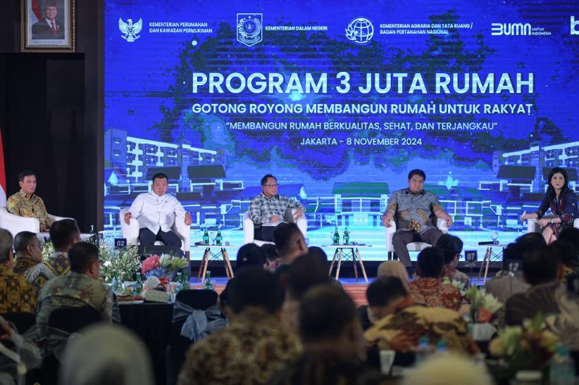 Tiga Menteri Paparkan Solusi Pencapaian Program 3 Juta Rumah - Bagian 1