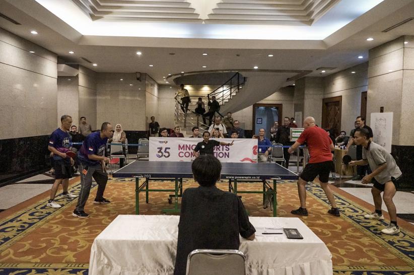  GJS Sabet Gelar Juara Tenis Meja MNC Sports Competition 2024 - Bagian 1