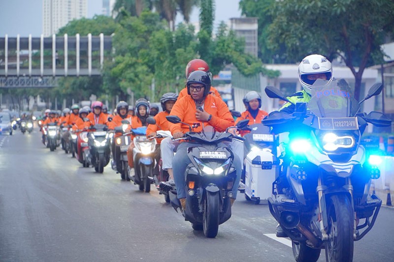 Peringati Hari Pahlawan dengan Konvoi Bersama Tasker Jakarta  - Bagian 2