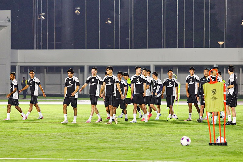 Potret Kevin Diks Ikut Latihan Timnas Indonesia Jelang Lawan Jepang - Bagian 5