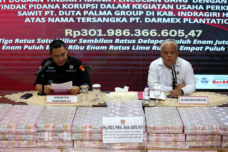 Tumpukan Uang Rp301 Miliar Kasus TPPU Duta Palma Group Disita Kejagung - Bagian 2
