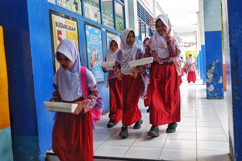 Uji Coba Pemberian Makanan Bergizi Gratis kepada Siswa SD di Maros - Bagian 4