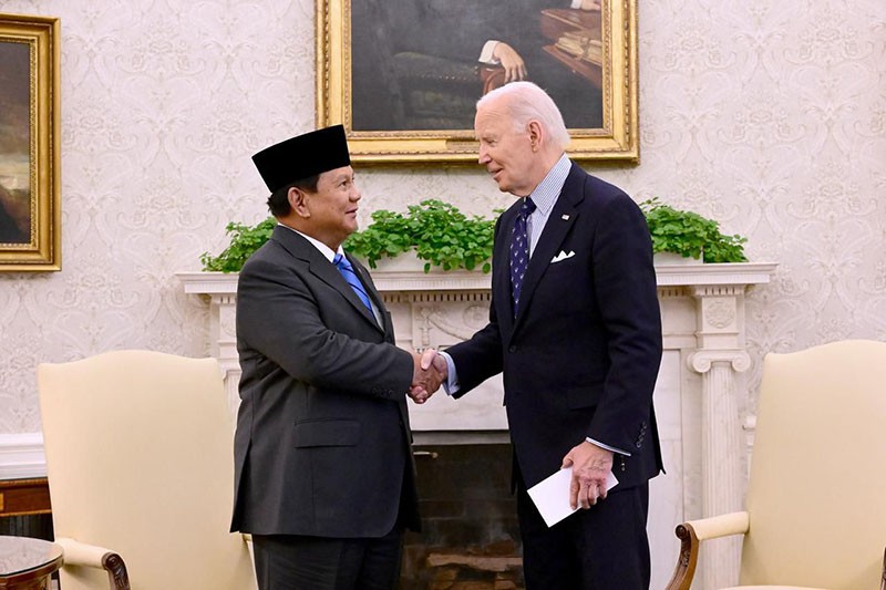 Pertemuan Presiden Prabowo Subianto dan Presiden Joe Biden di Gedung Putih AS - Bagian 7
