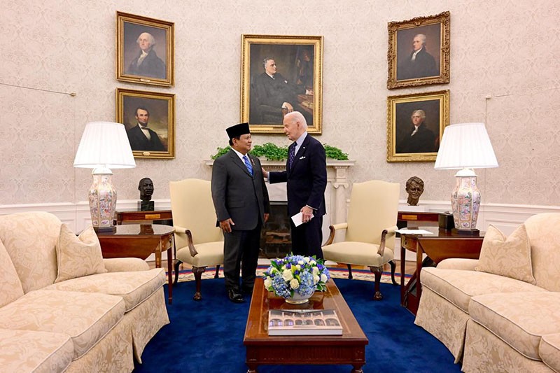 Pertemuan Presiden Prabowo Subianto dan Presiden Joe Biden di Gedung Putih AS - Bagian 1