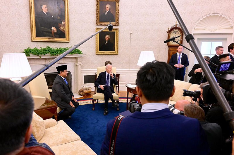 Pertemuan Presiden Prabowo Subianto dan Presiden Joe Biden di Gedung Putih AS - Bagian 6