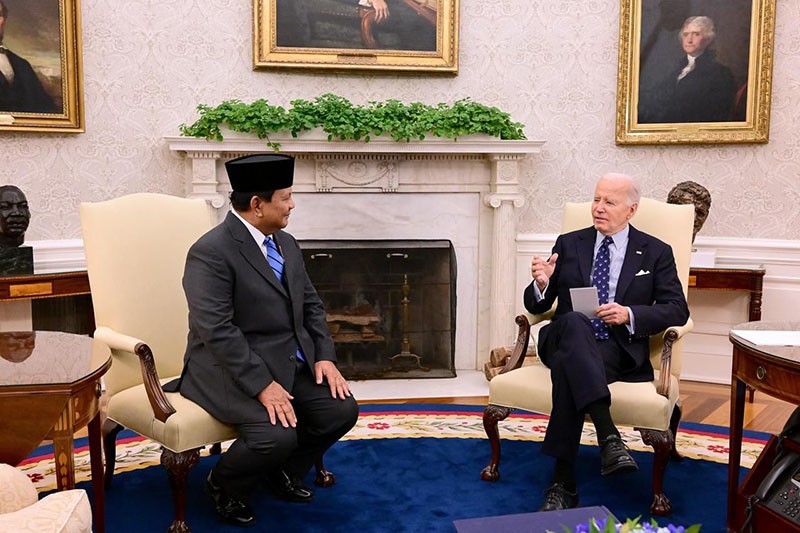 Pertemuan Presiden Prabowo Subianto dan Presiden Joe Biden di Gedung Putih AS - Bagian 4