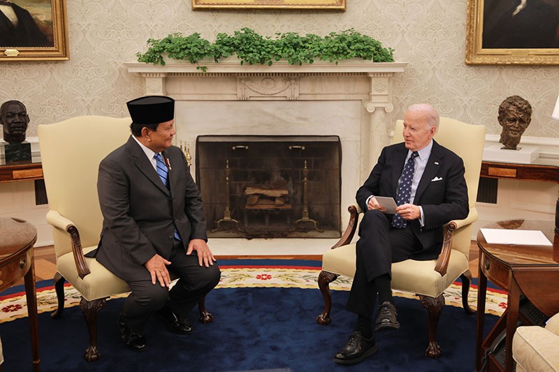 Pertemuan Presiden Prabowo Subianto dan Presiden Joe Biden di Gedung Putih AS - Bagian 3