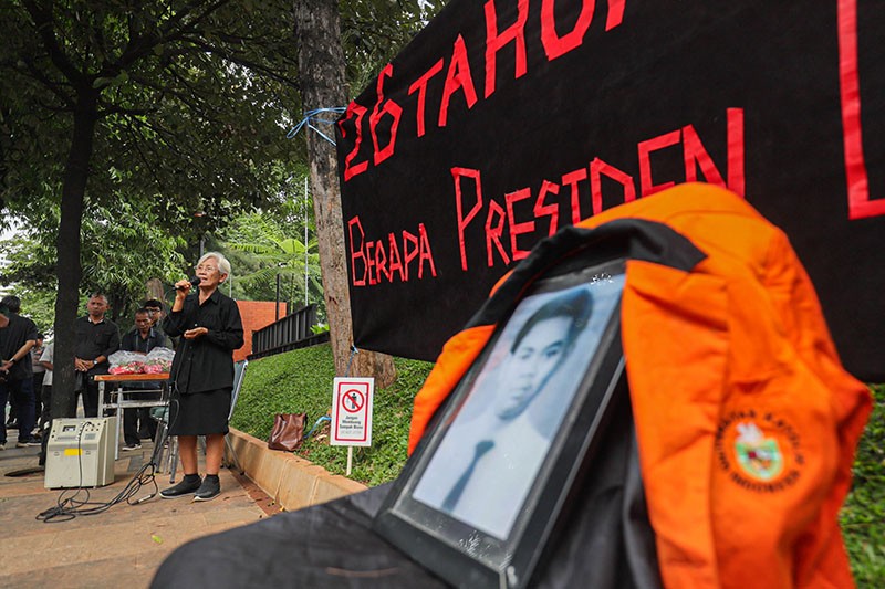 Aksi Mahasiswa Atma Jaya Peringati Tragedi 26 Tahun Semanggi I - Bagian 4