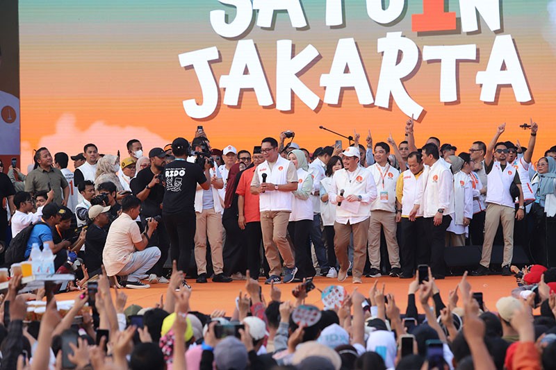 Satuin Jakarta, Ridwan Kamil-Suswono Akan Realisasikan Janji Kampanye - Bagian 1