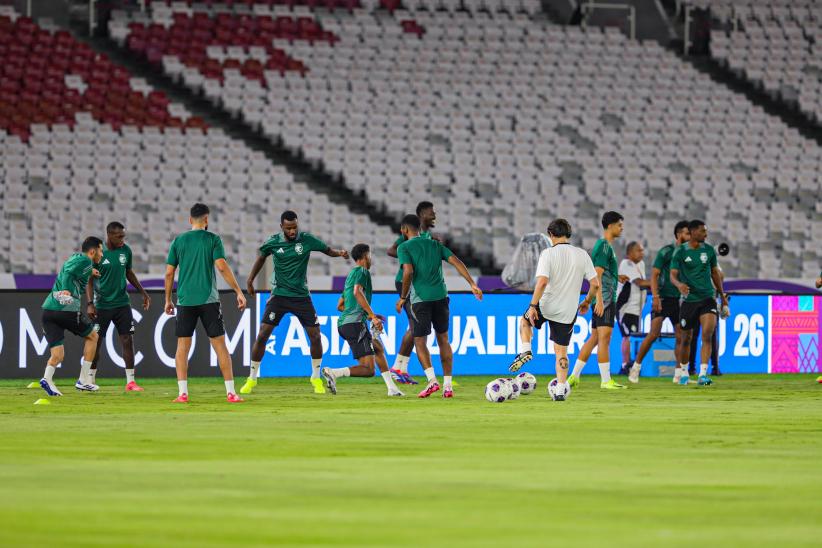 Timnas Arab Saudi Latihan Persiapan Hadapi Timnas Indonesia di GBK   - Bagian 1