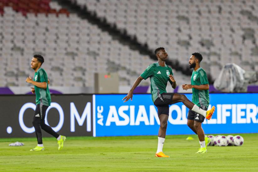 Timnas Arab Saudi Latihan Persiapan Hadapi Timnas Indonesia di GBK   - Bagian 4