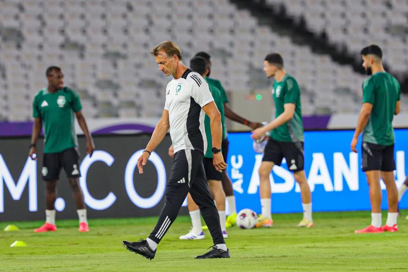 Timnas Arab Saudi Latihan Persiapan Hadapi Timnas Indonesia di GBK   - Bagian 6
