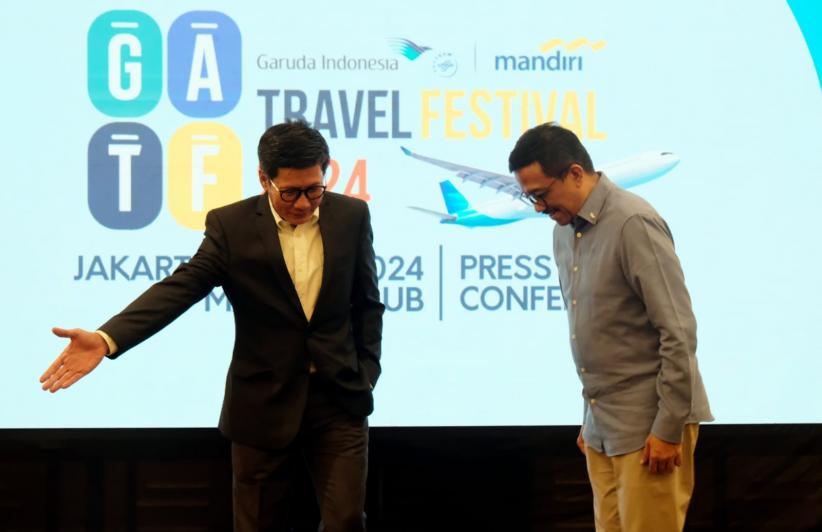 Pacu Bisnis, Bank Mandiri Bidik Transaksi Garuda Indonesia Travel Festival 2024 - Bagian 1