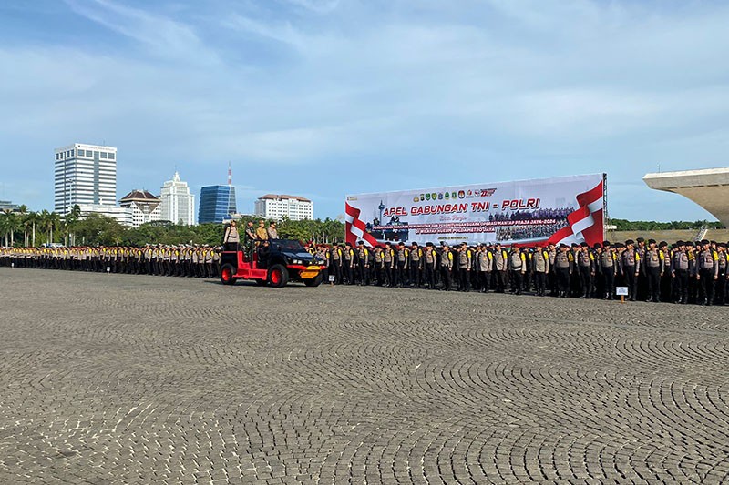 Apel Operasi Mantap Praja Jaya Pengamanan Pilkada 2024 - Bagian 1