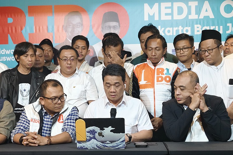 Timses RIDO Umumkan Pilkada Jakarta Dua Putaran - Bagian 1