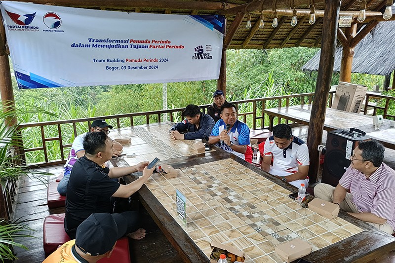 Kompak,  Pemuda Partai Perindo Gelar Team Building di Bogor - Bagian 5