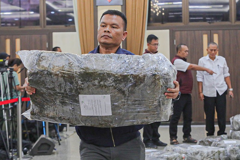 Tumpukan Barang Bukti Narkoba Senilai Rp2,88 Triliun - Bagian 4