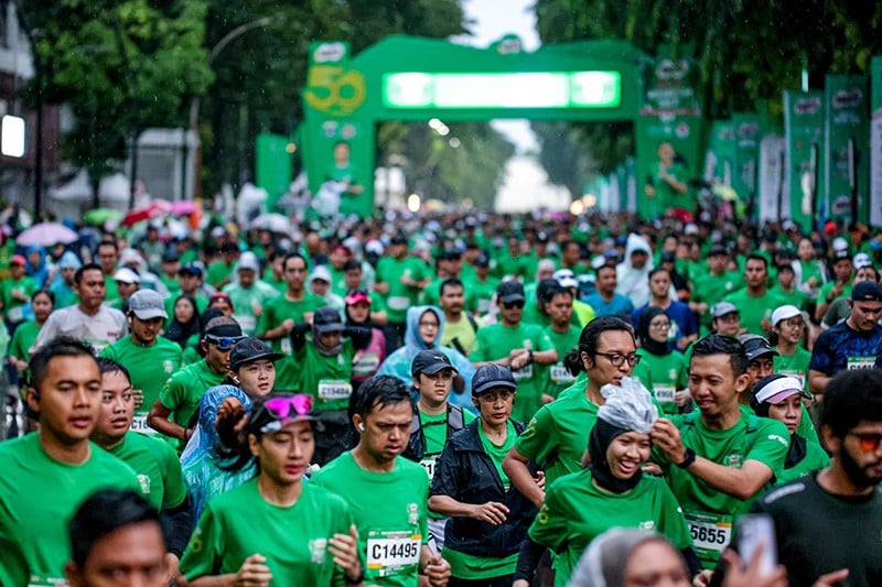 25.000 Pelari Hijaukan Jakarta International 10K - Bagian 5