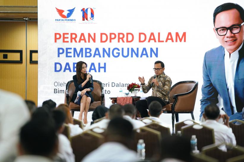 Wamendagri Bima Arya Isi Materi Bimtek Anggota DPRD Terpilih dari Partai Perindo  - Bagian 1