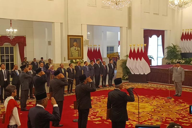 Presiden Prabowo Lantik Pimpinan dan Dewas KPK Periode 2024-2029 - Bagian 2