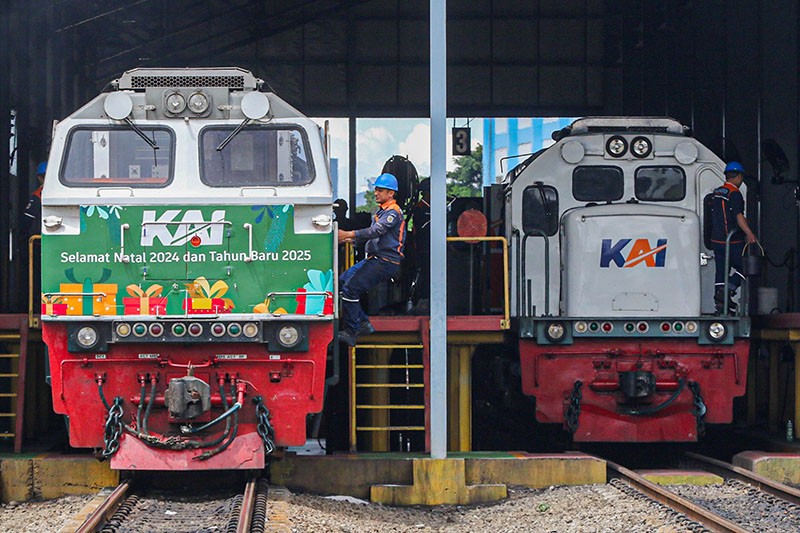 Perawatan Gerbong Kereta Api Jelang Libur Nataru 2025 - Bagian 1