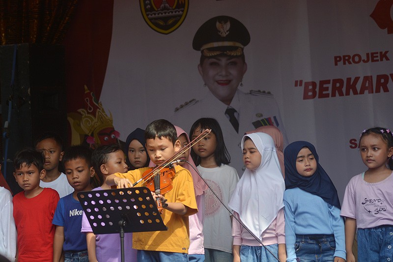 Gelar Karya SDN Bulusan Semarang, Para Guru Unjuk Kreasi di Depan Siswa - Bagian 4