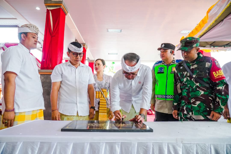 Rampung Dibangun, TK Negeri Pembina Petang Gelar Upacara Pemelaspasan