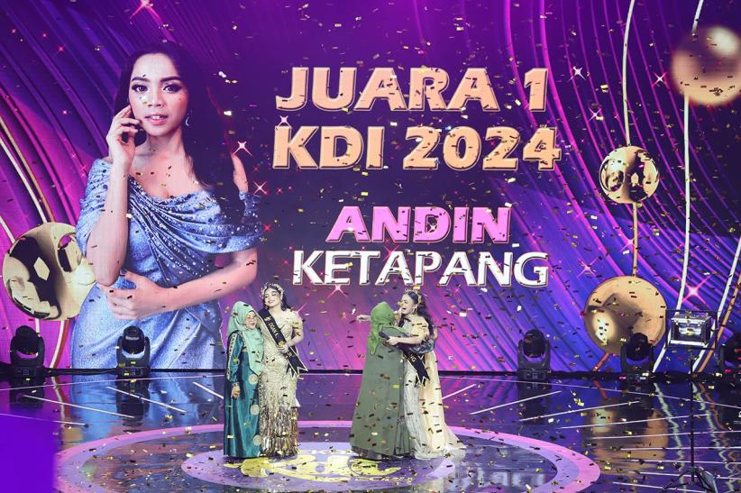 Ekspresi Andin Ketapang Juara KDI 2024 - Bagian 4