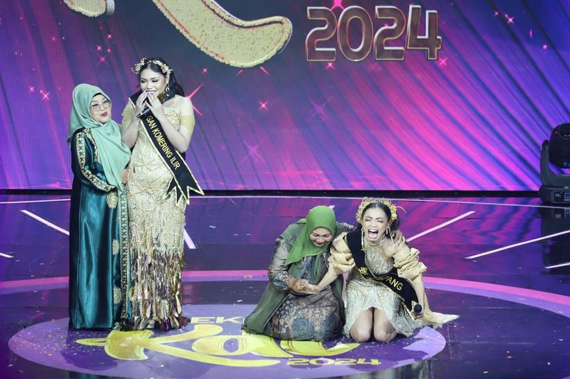 Ekspresi Andin Ketapang Juara KDI 2024 - Bagian 2