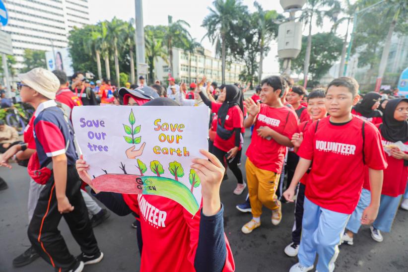 MNC Peduli Dukung Gerak Jalan Santai 1.200 Relawan PMI Jakarta Pusat - Bagian 3