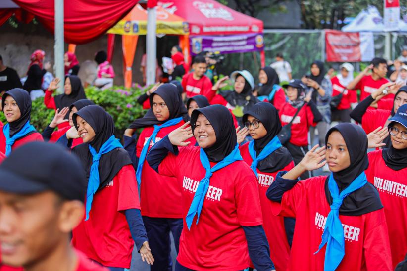 MNC Peduli Dukung Gerak Jalan Santai 1.200 Relawan PMI Jakarta Pusat - Bagian 2