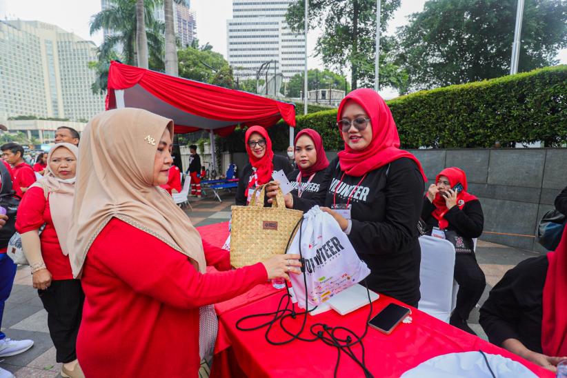 MNC Peduli Dukung Gerak Jalan Santai 1.200 Relawan PMI Jakarta Pusat - Bagian 4
