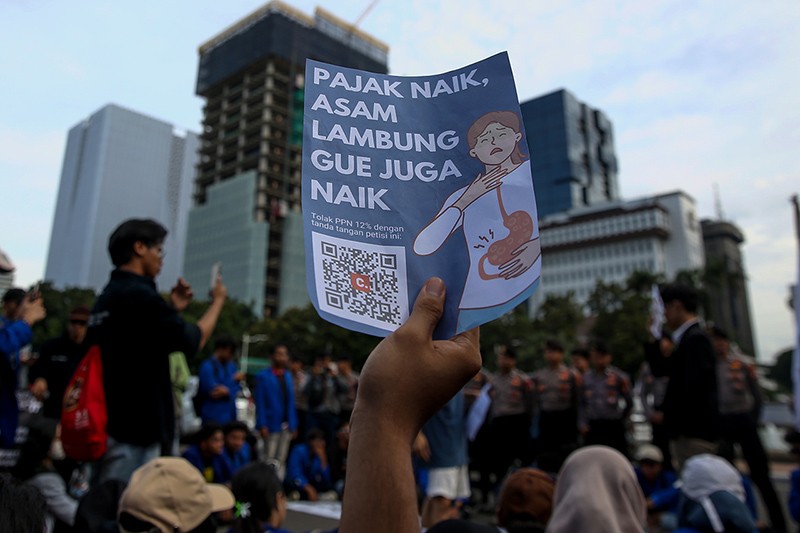 Mahasiswa BEM se-Indonesia Tolak PPN 12 Persen: Pajak Naik, Asam Lambung Ikut Naik - Bagian 1