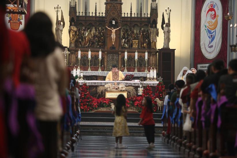 Potret Operet Anak-Anak saat Misa Natal - Bagian 3
